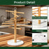 7 Pasta Drying Rack with Transfer Wand and Bars, noodle drying rack Easy to Transfer for Drying Pasta and Cooking
