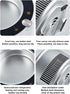 Cooling Heating Coaster Mug Mat, Beverage Heater Base with USB Cable, Dual Use for Office Desk Home