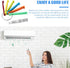2 Pieces Different Fin Comb Set, Stainless Steel Condenser Fin Straightener Tool for Radiator Repair