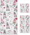Pfrewn Cute Gnomes Hearts Pink Towels Set of 3 Romantic Romantic Love