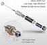 VOMELON 2 Milk Frother Handheld, Battery Operated Coffee Foamer Drink Mixer with Stainless Steel Electric Whisks
