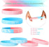 30 Pieces Gender Reveal Bracelets - Team Boy, Team Girl, and Team Both Silicone Wristbands for Baby Shower