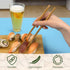 BambooMN Premium Reusable Japanese Bamboo Chopsticks - Twisted 9 inch - 6 Pairs