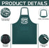 Set of 3 Women Kitchen Aprons with Funny Quotes, Adjustable Waist Tie Cute Aprons for Cooking