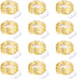 12 Pack Battery Operated Fairy String Lights, 7 Feet 20 LED Waterproof Silver Wire Firefly Lights for Party Christmas
