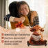 MorningRo Countertop 3D Highland Cow Paper Towel Holder Kitchen Decor and Accessories Black Metal Farmhouse Large