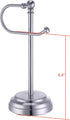 SunnyPoint Heavy Weight Classic Decorative Metal Fingertip Towel Holder Stand for Bathroom, Kitchen, Vanity (Brush