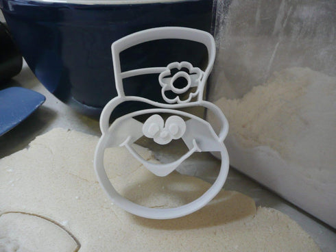Frosty Themed Snowman Face Head Movie TV Character Christmas Cookie Cutter Made in USA