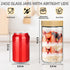 4 Pack 24oz TBWIND Glass Jars with Bamboo Lids, Spoons, Airtight Overnight Oats Containers, Wide Mouth Mason Jars, Food