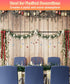 32-80 Inch Length Over the Table Rod Stand with Clamps, Adjustable Metal Balloon Flower Decorating Arch for Wedding