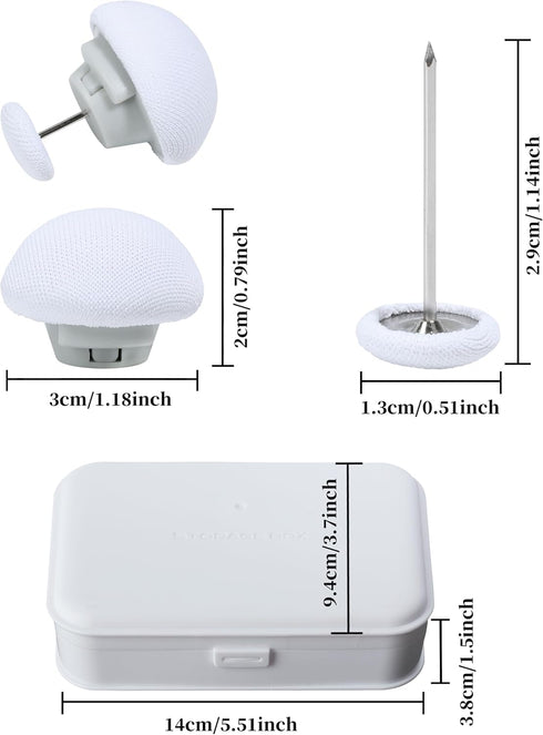 Duvet Pin Duvet Clips 16 Sets,Duvet Button Fasteners with Soft Fabric Material for Quilt, Cushions, Curtains(White)