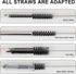 Straw Cleaner Brushes Set, 12 Pieces 8.2 Inch Bottle Cleaning Brush Kit for Sippy Cups and Tumblers