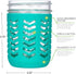 Silicone Mason Jar Protector Sleeve - Fits Ball, Kerr 16oz WIDE-Mouth Jars, Package of 4, Multicolor