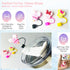9 pcs Silicone Straw Covers for Stanley 20 30&40 Oz Cup, Cute Mouse Ears Dust-Proof Straw Caps