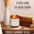 Michigan Gifts, 'There's No Place Like Michigan' Candle, Hot Apple Cider, 9oz Jar, 50Hr Burn, USA Made
