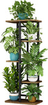 LINZINAR Plant Stand 5 Tier 6 Plant Multiple Flower Rack Holder Shelves