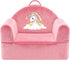 Cozy Kids Sofa Chair with Removable Washable Cover & Magic-Tape Backrest Toddler Chair, Crystal Velvet Furniture