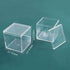 6 Packs Clear Acrylic Plastic Box with Lids, Small Square Containers for Candy, Pill, and Jewelry