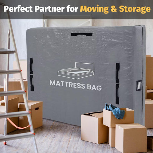 8 (77x57x13.5 Mattress Bags for Moving and Storage, BETU Full Size Waterproof Mattress Protector Mattress Cover