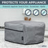 Crutello 4 Slice Toaster Oven Cover with Storage Pockets, High Quality Dust Cover for Kitchen Appliances