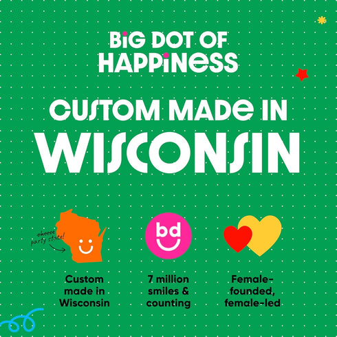 Big Dot of Happiness Happy Little Ladybug Water Bottle Sticker Labels, Set of 20 for Baby Shower or Birthday Party