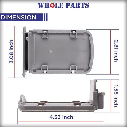 Whole Parts Refrigerator Dispenser Lever Assembly DA97-11867A, Compatible with Some Samsung Refrigerators