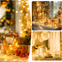 8 2 Pack 16FT 50LED ZSJWL Rechargeable Fairy Lights with DIY Timer & Modes, String Lights Battery Operated Indoor