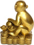 BRABUD Chinese Handmade Zodiac Brass Monkey Statue, Home Decor Collectibles Figurine BS050