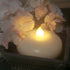 Qidol 4 Pack Waterproof Flameless Floating Candle Battery Operated Flickering Electric Led Light with Timer, Warm White