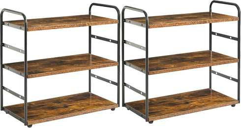 IBUYKE Set of 2 3-Tier Bathroom Counter Organizer, Tray Countertop Storage Shelf,
