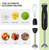 Bonsenkitchen Immersion Blender Handheld, 12-Speed and Turbo Hand Blender Electric with Sharp Blades, 3-In-1 Hand Held Stick Blender with Egg Whisk, 24oz Beaker for Soups, Smoothies, Sauce by Bonsenkitchen