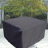FLR 48x48x29in Patio Table Cover Square Black Waterproof Outdoor Dinner Protector Dust-Proof Table Desk Cover Furniture