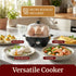EGC-007B# 7 16-Recipe Elite Gourmet Rapid Egg Cooker, Easy-To-Peel, Hard, Medium, Soft Boiled Eggs, Poacher, Omelet