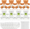 Seenelling 8 Sets Bear Blindfolded Diaper Changing Coed Baby Shower Games Kit Baby