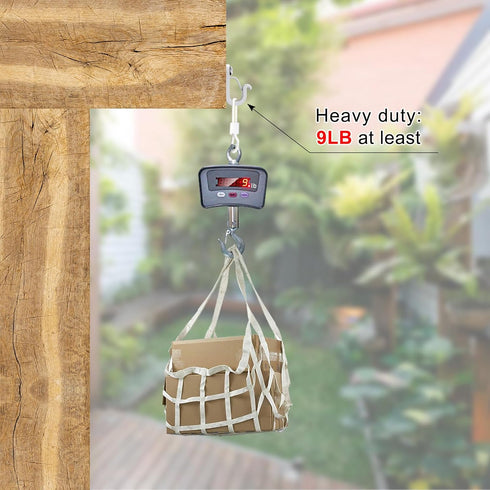Dolibest 40 Pack Q-Hanger Hooks for Home Christmas Lights, String Light Hooks with Safety Buckle Design for Outdoor