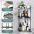 3 Corner Shower Caddy Standing, Tier Shower Organizer Stand with Soap Holder, Rustproof Shower Shelves for Bathroom