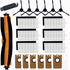 20 Pack Accessories Kit for ionvac SmartClean V4 Robovac, 1 Main Roller Brush, 6 Side Brushes & 6 Dust Bags