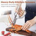 LIVINGO Kitchen Scissors - Heavy Duty Poultry Shears Sharp Cutting Food Chicken Bone Meat Vegetable for Cooking
