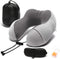 Travel Pillow, Memory Foam Neck Pillow with 360-Degree Head Support, Comfortable for Airplane & Home Use