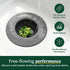 2 Set Cuisinart Piece Sink Sink Drain Strainer with Stainless Steel Rim & Silicone Mesh Base & Sponge Holder