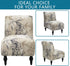 Armless Armless Liykimt Accent Slipper Chair Cover Slipcover,Slipper Chair Without Arms Fabric Stretch Spandex