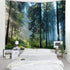 Llamazing Forest Tapestry - Magic Curtain for Living Room & Bedroom (Morning Forest, 90.5''L x 70.8''W) XL