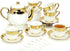 Set, Set 20 Set, Sets Sets Deco,1000ML Porcelain Tea Large Ceramic Tea for Adults with Metal Holder, Pcs European Tea