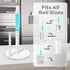 Josef Mention Trading 2-in-1 Stainless Steel Paper Towel Holder with Spray Bottle | White | J.M.T HomeGoods