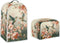 Hummingbirds Kitchen Appliance Dust Cover Set, Vintage Flower Toaster and Blender Covers for Kitchen Protection