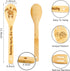 5PCS Turtle Wooden Cooking Spoons Set, Bamboo Cooking Utensil Spoons, Turtle Gifts for Women, Kitchen Decor
