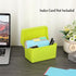 BTSKY 1 Pack 4 x 6 inch Index Card Box - Plastic Storage Organizer for Recipes, Note Cards, and Flashcards