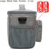 FlowFly Insulated Reusable Lunch Bag, Large Lunch Box for Women and Men, Grey