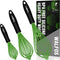 Walfos Silicone Whisk, Rubber Whisks for Cooking, Baking (11, 9, 8.5 inch) - Heat Resistant Kitchen Whisks for