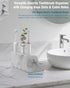 6 Countertop Electric Toothbrush Holder with Instant-Dry & Slots | Upgrade Heavy-Duty Large Organizer with Cable Holes